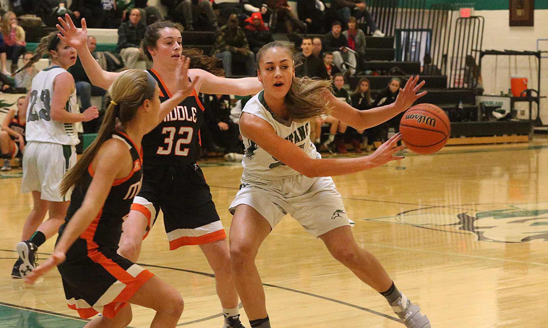 Middle at Mainland girls basketball